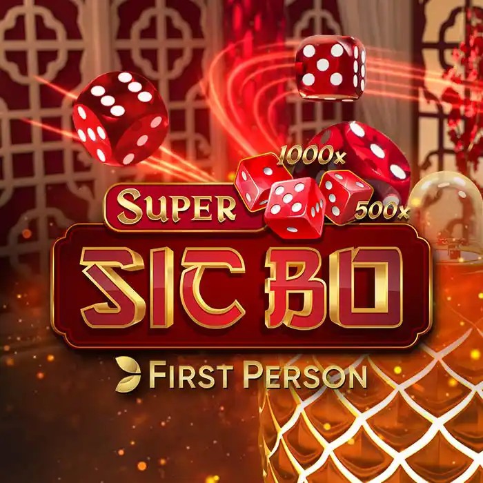 Super Sic Bo logo by Evolution at Leon Casino