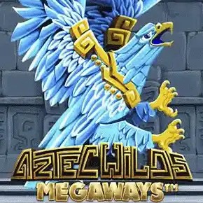 Official Megaways logo: Aztec Wilds Megaways by Iron Dog Studio at Leon Casino