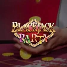 Blackjack Party by Evolution, showcased at leoncasino-gr.com.gr – game logo