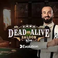 Dead or Alive: Saloon casino game by Evolution – featured logo at Leon Casino