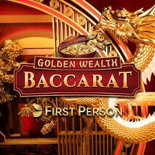 Golden Wealth Baccarat game by Evolution – logo hosted on Leon Casino