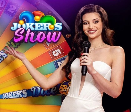 Try Joker’s Show slot by Skywind Group on leoncasino-gr.com.gr – logo image