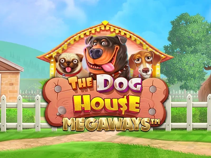 The Dog House Megaways slot logo by Pragmatic Play at Leon Casino