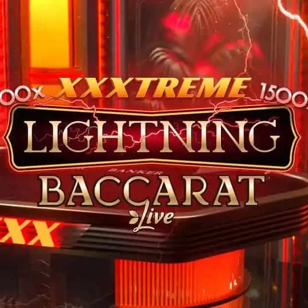 Enjoy XXXtreme Lightning Baccarat by Evolution – logo hosted on leoncasino-gr.com.gr